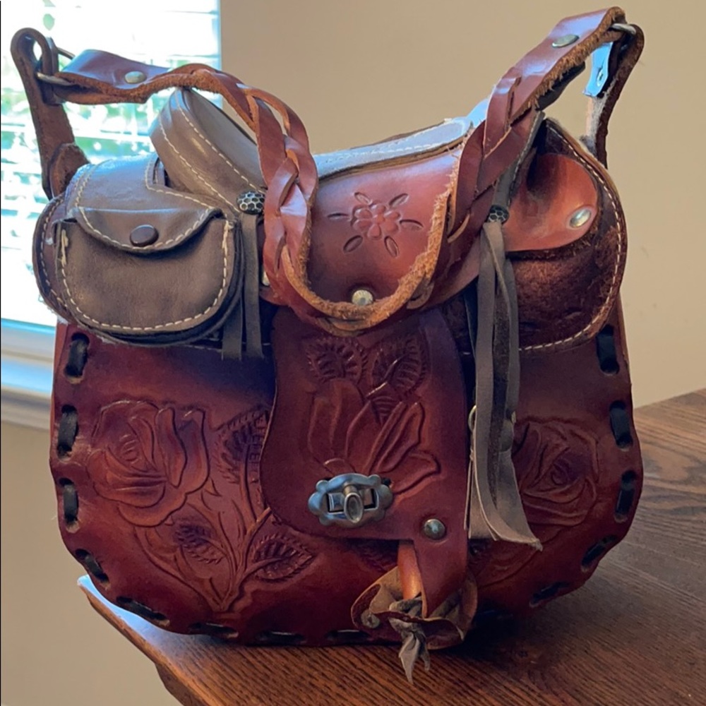 Western saddle purse